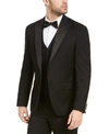 ALFANI MEN'S SLIM-FIT STRETCH BLACK TUXEDO JACKET, CREATED FOR MACY'S