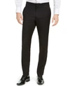 ALFANI MEN'S SLIM-FIT STRETCH BLACK TUXEDO PANTS, CREATED FOR MACY'S