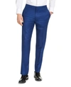 Alfani Men's Slim-fit Stretch Black Tuxedo Pants, Created For Macy's In Blue