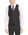 Alfani Men's Slim-fit Stretch Solid Suit Vest, Created For Macy's In Charcoal