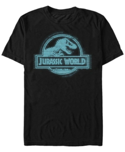 Fifth Sun Jurassic World Fallen Kingdom Men's System Breach Logo Icon Short Sleeve T-shirt In Black