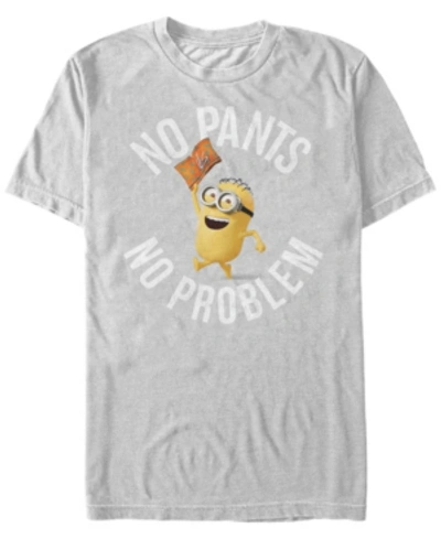 Fifth Sun Minions Men's No Pants No Problem Short Sleeve T-shirt In Black