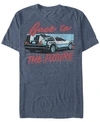 FIFTH SUN BACK TO THE FUTURE FRANCHISE MEN'S DELOREAN GRID SHORT SLEEVE T-SHIRT