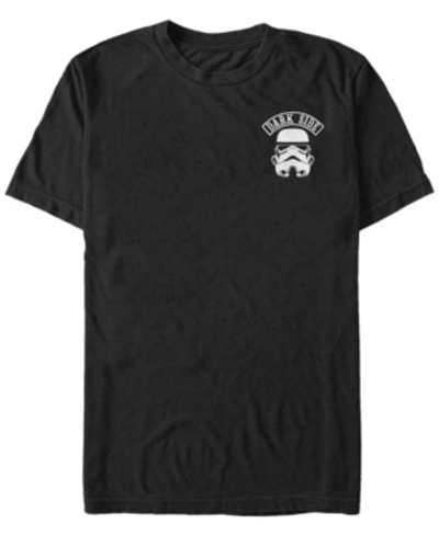 Fifth Sun Star Wars Men's Stormtrooper Classic Helmet Short Sleeve T-shirt In Black