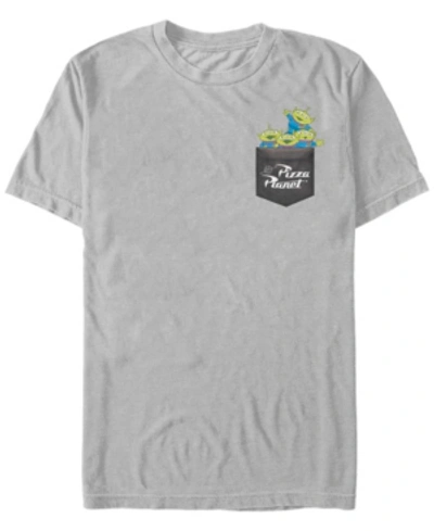 Fifth Sun Men's Alien Pocket Short Sleeve Crew T-shirt In Silver