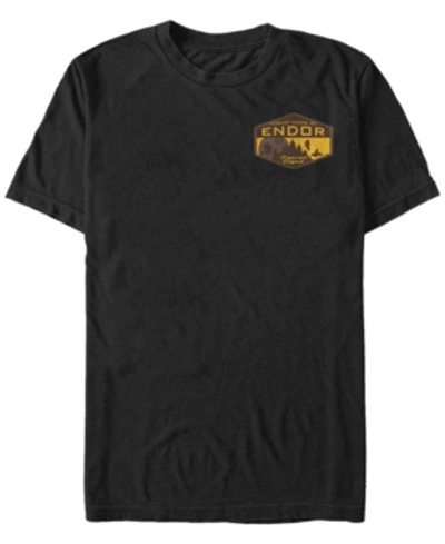 Fifth Sun Star Wars Men's Forest Moon Of Endor Short Sleeve T-shirt In Black