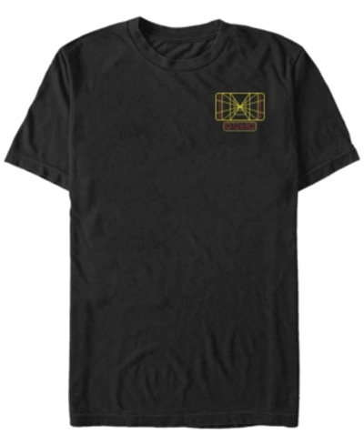 Fifth Sun Star Wars Men's Targeting System Left Chest Short Sleeve T-shirt In Black