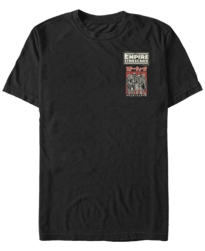 Fifth Sun Star Wars Men's Villain Pocket Grid Short Sleeve T-shirt In Black