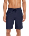 CLUB ROOM MEN'S SOLID QUICK-DRY 9" E-BOARD SHORTS, CREATED FOR MACY'S