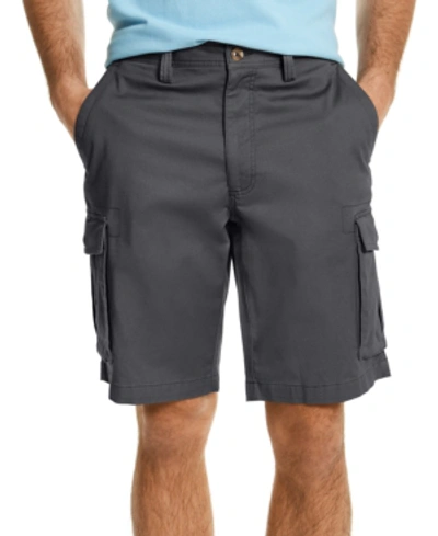 Club Room Men's Stretch Cargo Shorts, Created For Macy's In Shadow Ground