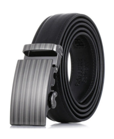 Gallery Seven Men's Genuine Leather Ratchet Dress Belt In Black