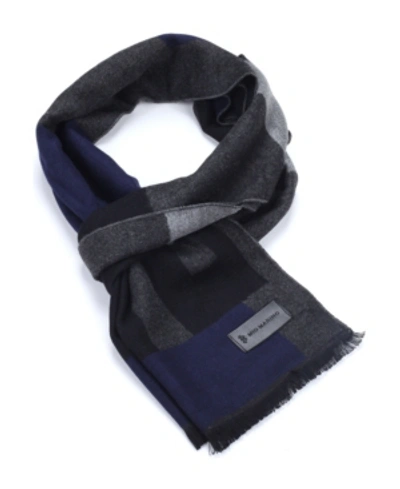 Mio Marino Men's Designer Winter Scarves In Heather Gray