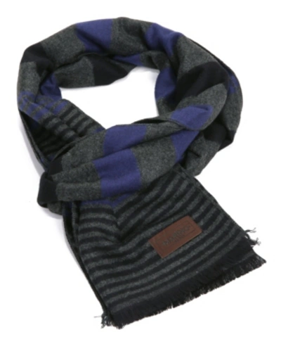 Mio Marino Men's Designer Winter Scarves In Indigo