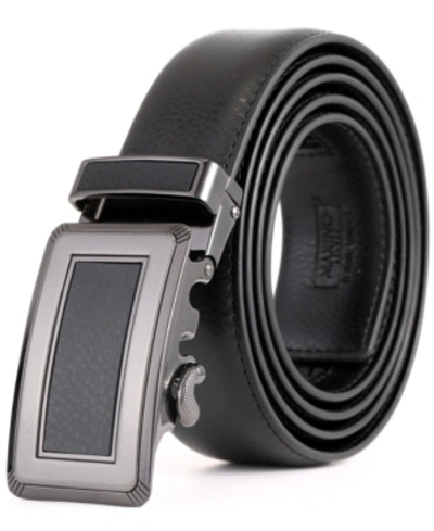 Mio Marino Men's Casual Designer Ratchet Belts In Black