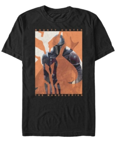 Fifth Sun Men's Mandalorian Hunt Short Sleeve Crew T-shirt In Black