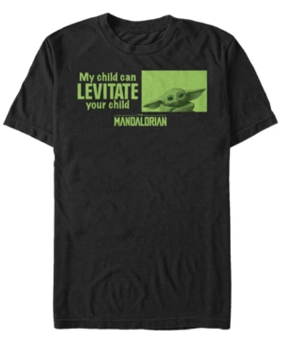 Fifth Sun Men's Levitate Child Short Sleeve Crew T-shirt In Black
