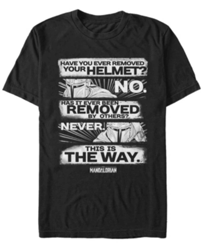 Fifth Sun Men's This Is The Way Short Sleeve Crew T-shirt In Black