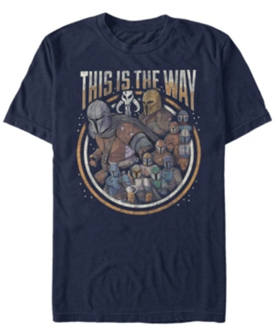 Fifth Sun Men's The Way Group Short Sleeve Crew T-shirt In Navy