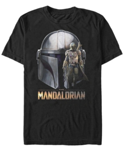 Fifth Sun Men's Mando Head Short Sleeve Crew T-shirt In Black