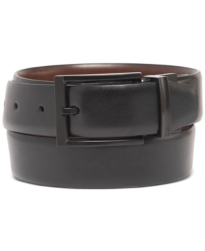 Alfani Men's Tonal-buckle Belt, Created For Macy's In Charcoal