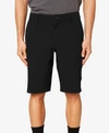 O'neill Reserve Heather Hybrid Water Resistant Swim Shorts In Black