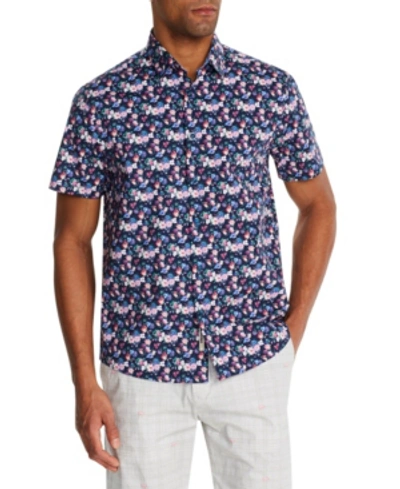 Brooklyn Brigade Men's Slim-fit Sanchez Short Sleeve Shirt In Multi