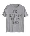 Hybrid Men's Rather Graphic T-shirt In Heather Gray