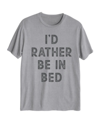 Hybrid Men's Rather Graphic T-shirt In Heather Gray