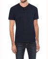 X-RAY MEN'S BASIC HENLEY NECK SHORT SLEEVE T-SHIRT