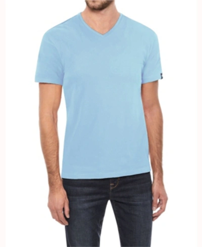 X-ray Men's Basic V-neck Short Sleeve T-shirt In Light Blue