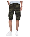 X-ray Belted Snap Detail Cargo Pants In Olive Camo