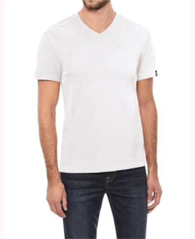 X-ray Men's Basic V-neck Short Sleeve T-shirt In White