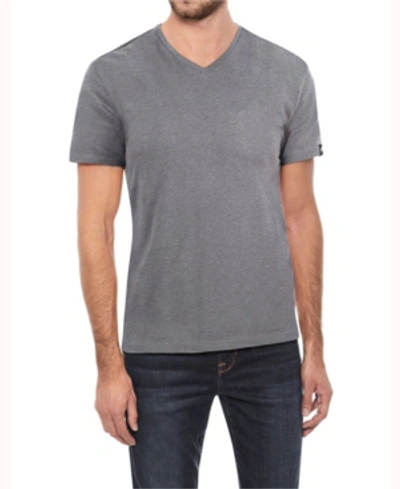 X-ray Men's Basic V-neck Short Sleeve T-shirt In Charcoal