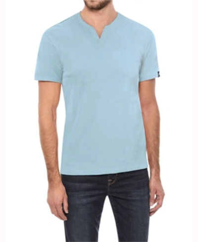 X-ray Men's Basic Notch Neck Short Sleeve T-shirt In Light Blue