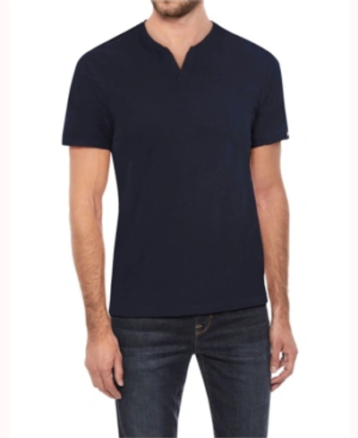 X-ray Men's Basic Notch Neck Short Sleeve T-shirt In Navy