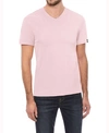 X-ray Men's Basic V-neck Short Sleeve T-shirt In Pink
