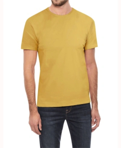 X-ray Men's Basic Crew Neck Short Sleeve T-shirt In Yellow
