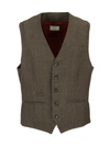 BRUNELLO CUCINELLI LIGHTWEIGHT WOOL, LINEN AND SILK PRINCE OF WALES WAISTCOAT,11567717