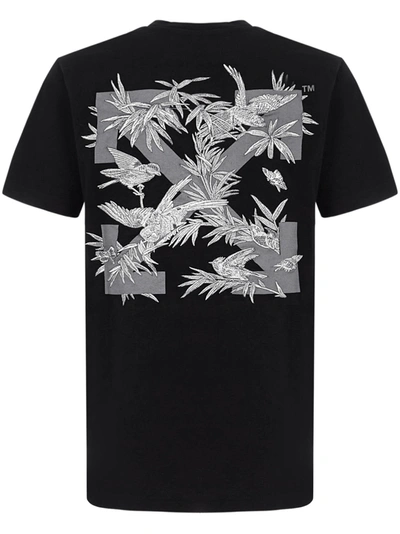 Off-white Birds T-shirt In Black