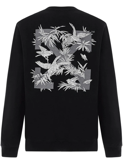 Off-white Birds Sweatshirt In Black
