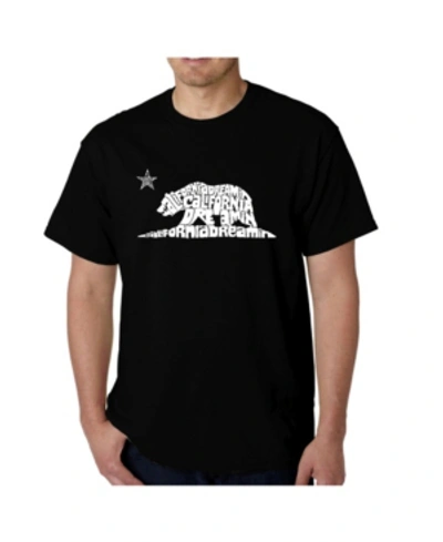 La Pop Art Men's Word Art In Black