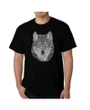La Pop Art Men's Word Art In Black