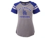 47 BRAND WOMEN'S LOS ANGELES DODGERS FLY OUT RAGLAN T-SHIRT