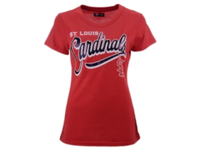 G-iii Sports St. Louis Cardinals Women's Homeplate T-shirt In Navy