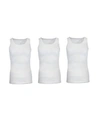 GALAXY BY HARVIC MEN'S 3-PACK PREMIUM COTTON BLEND TANK TOPS