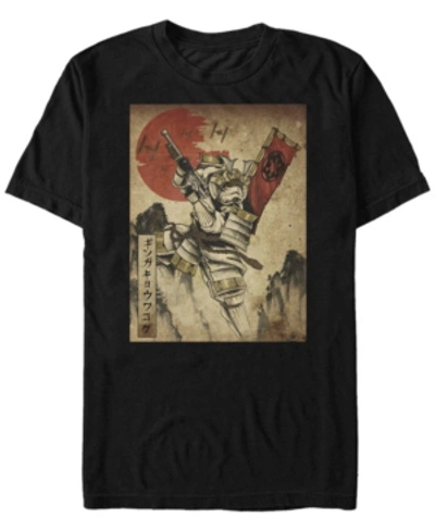 Fifth Sun Men's Star Wars Galactic Republic Kanji Short Sleeve T-shirt In Black