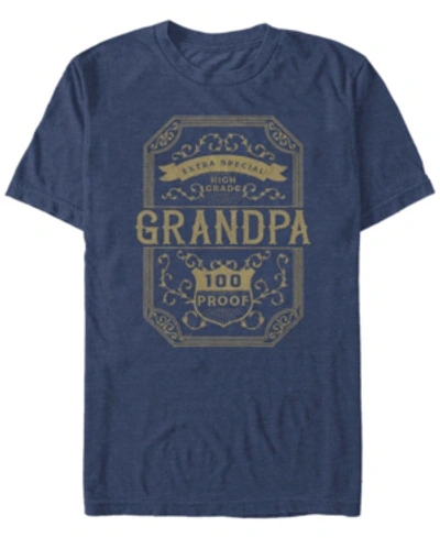 Fifth Sun Men's Extra Special Grandpa Bar Label Short Sleeve T-shirt In Navy