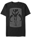 Fifth Sun Men's Star Wars Mandalorian Warriors Tusk Clan Logo Short Sleeve T-shirt In Black