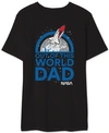 Hybrid Out Of This World Dad Nasa Men's Graphic T-shirt In Black