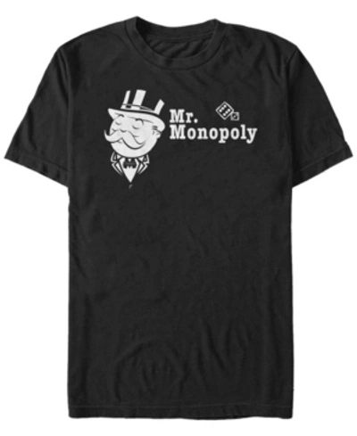 Fifth Sun Men's Father Of Monopoly Short Sleeve Crew T-shirt In Black